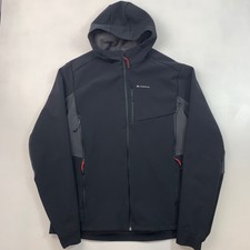 Womens Decathlon Quechua Hooded Hiking / Walking Jacket / Black / Xl