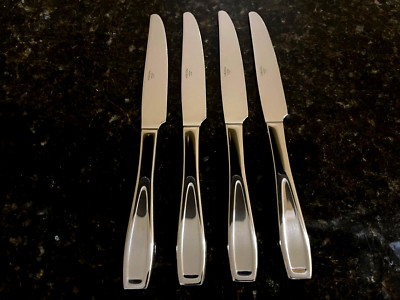 Mikasa NATASHA Stainless Glossy Flatware Set Of 4 Dinner Knives 9 1/2''