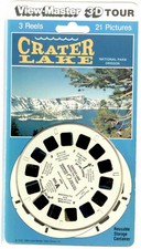 CRATER LAKE NATIONAL PARK OREGON 3d View-Master 3 Reel Packet NEW SEALED