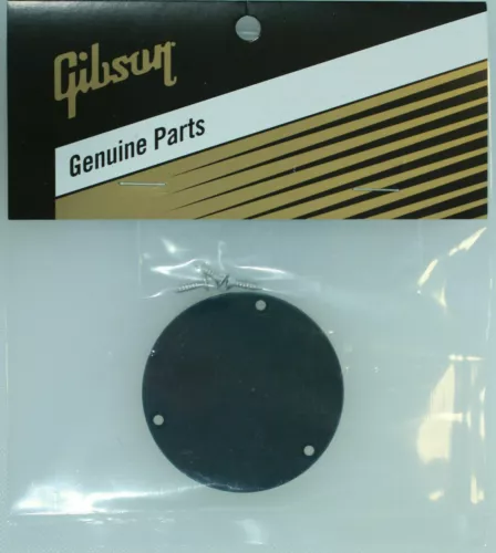 GIBSON® Switch Plate Rear Cavity Cover Black w/screws Les Paul Guitar Genuine