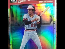 2023 Donruss Rod Carew Retro 1990 Career Stat Line Parallel #278 107/131