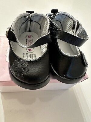The Queen's Treasures 18 Inch Doll  Black Mary Jane Shoes and Shoe Box