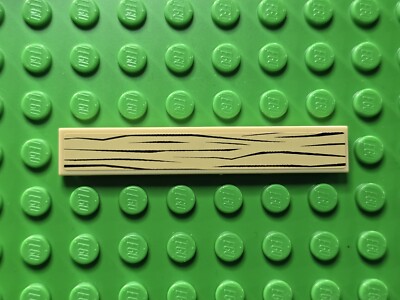 LEGO Tile Decorated  1x6 Wood Grain Pattern Sticker 6636pb069 Sets 60003 - 60009