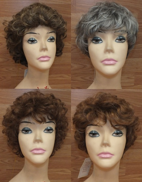 Individual Paula Young Women's Short Wig Synthetic Hair Piece Of
