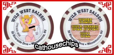 WILD WEST SALOON Winnemucca NV Legal Brothel Chip Whore House Cat House Bordello
