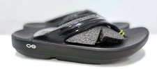 OOFOS OOLALA Women's Recovery Sandal #1400 - Black - Choose Size