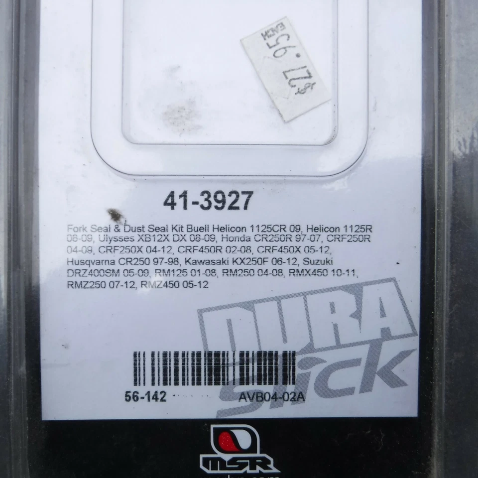 2010 川崎 KX250F MSR 惠普 FORK OIL SEAL DUST WIPER 套件 41-3927 本田 CRF450R — 第 4/4 张图片