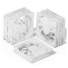 120mm White Computer Case Fans 5-Pack,High Performance Cooling 5-PACK WHITE