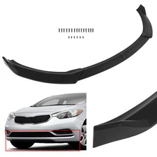 For  2014-2016 Kia Forte EX LX SX Front Bumper Lip Spoiler Matte Black