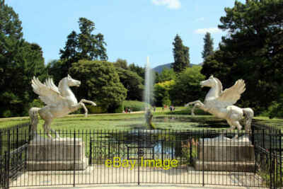 Photo 6x4 Powerscourt, County Wicklow, Ireland Ath na Sceire Statues and  c2011