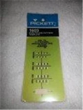 Pickett Chartpak 1603 Dual In-Line Pattern Template NEW