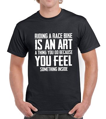 Rennrad fahren ist eine Kunst Herren Zitat Tshirt Motorrad Motorrad lustig top