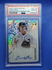 2022 Topps Pristine CASEY MIZE PSA 10 Refractor Autograph card #/99 Auto TIGERS