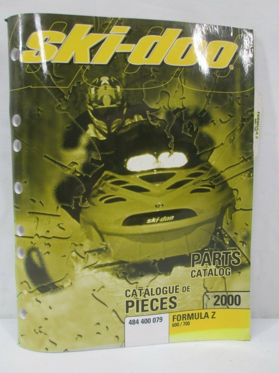 Ski Doo Snowmobile Parts Catalog Manual 2000 Formula Z 600 700