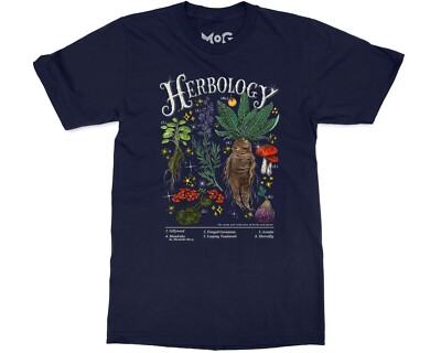 Magische Kräuterkunde T-Shirt Botanische Pflanzen Geschenk für Kräuterkundige & Naturliebhaber