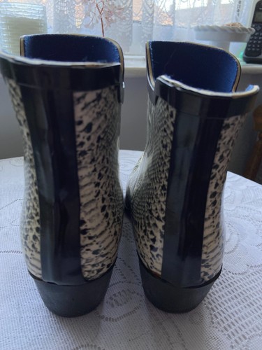 TALOLA 'LIZZIE' UK 5 BNWT Snake Ankle Boot Wellies Festival Cowgirl EU38 £75 - Picture 5 of 11