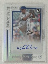 2017 Panini Donruss Signature Series Yohander Mendez #SS-YO Autograph Rangers