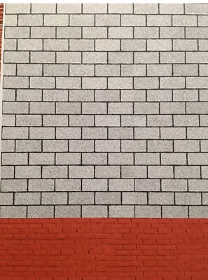 1/18 grauer Block und rote Backsteinmauer (5 Blätter) Portrait 0073