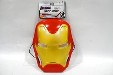 Iron Man Child Mask Marvel Avengers Halloween Costume Cosplay Ages 6+ BRAND NEW!