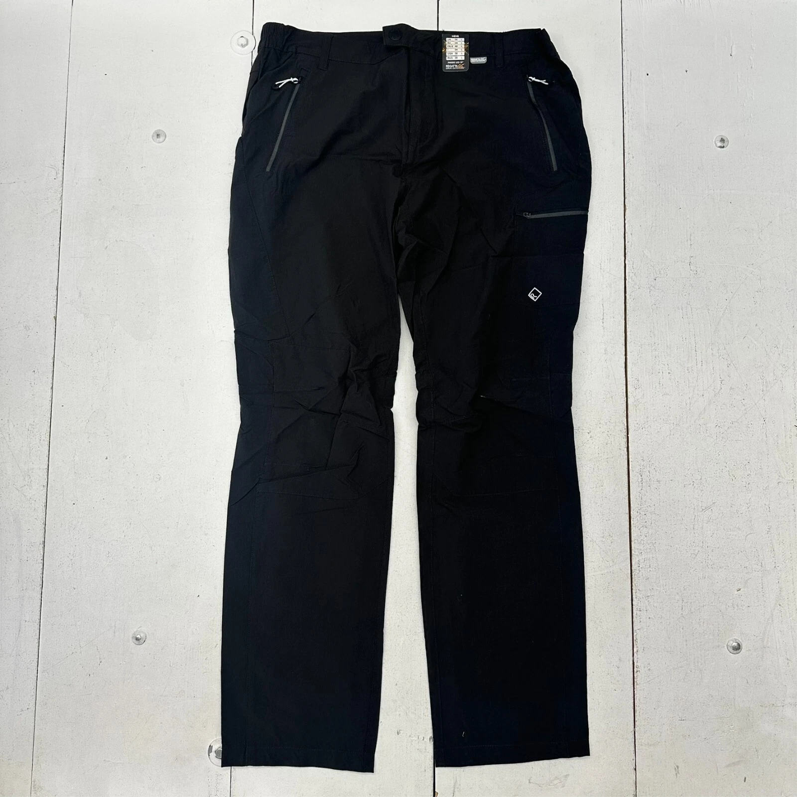 Regatta Great Outdoors Black Water Repellent Stretch Cargo Pants Mens Size L NEW
Opens in a new wind