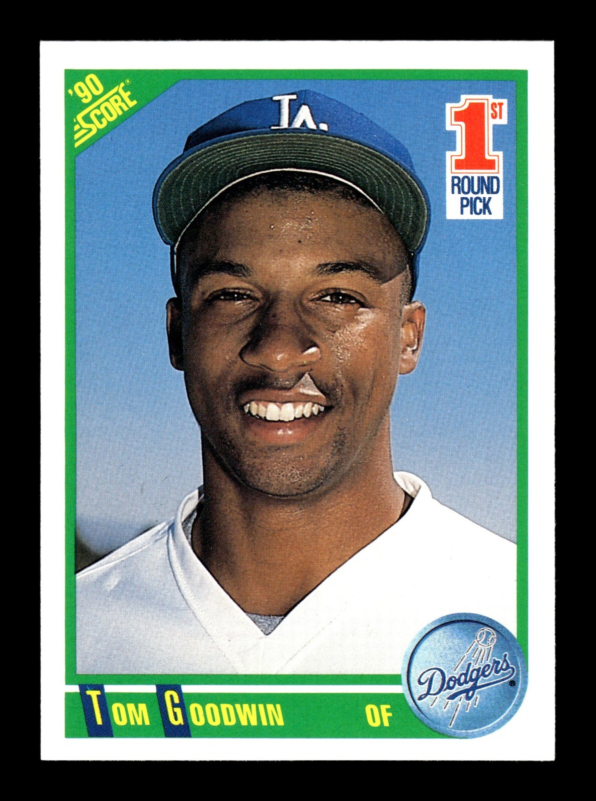 TOM GOODWIN ⚾ 1990 Score  Draft Pick #668 LA Dodgers 