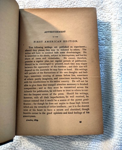The Sketchbook ofGeoffrey Crayon Gent by Washington Irving. HC - Picture 5 of 6