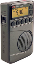 C. Crane CC Pocket AM/FM NOAA Weather Radio with Clock  Sleep Timer