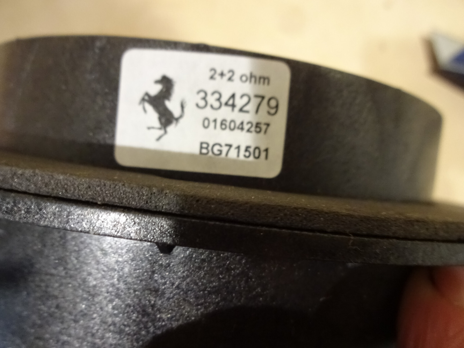 Ferrari 458,488,F12, California - Woofer Spreaker - P/N 334279