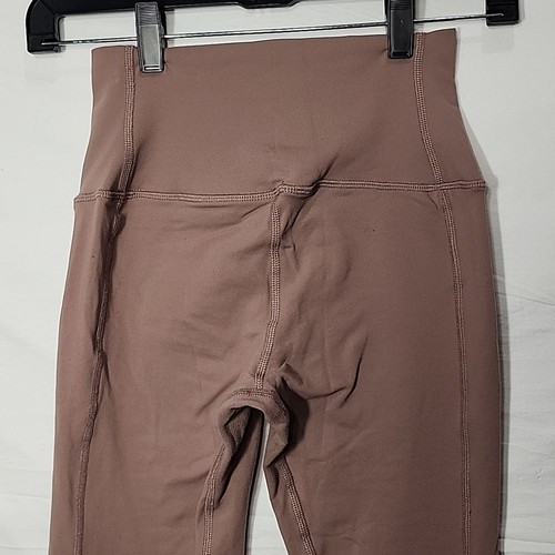 Alo Yoga High Waisted Moto Leggings Smoky Quartz Dusty Mauve Blush Pink Size XXS - Picture 8 of 12