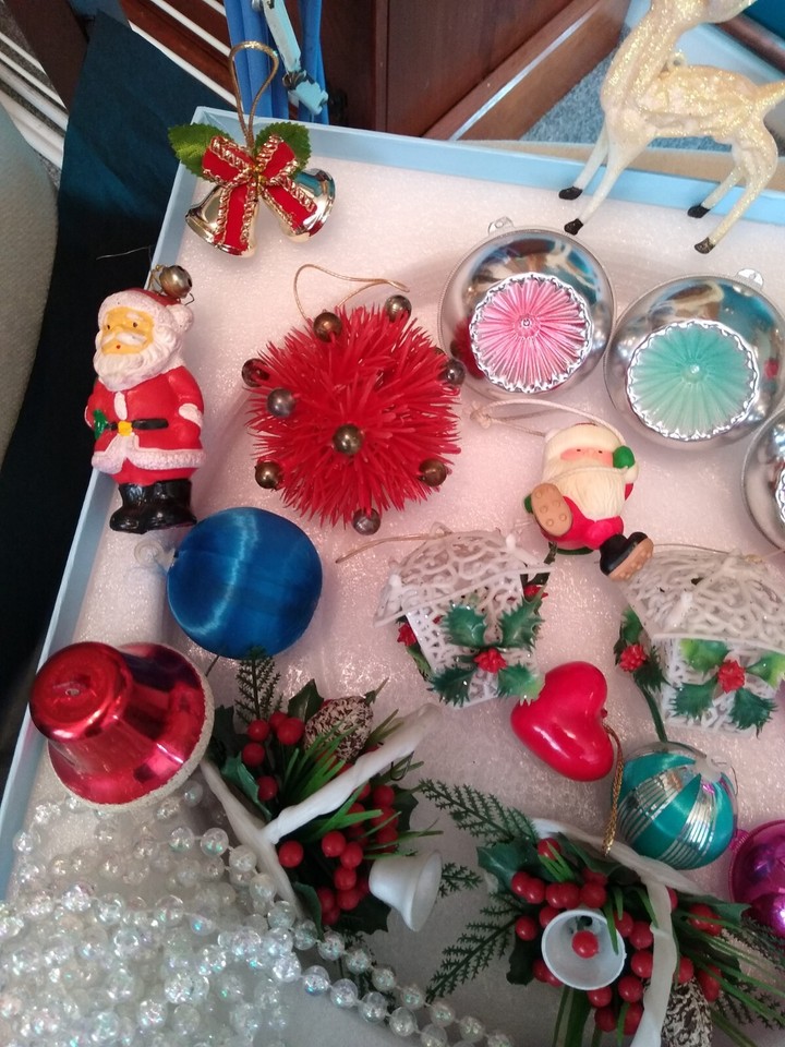 Vintage Christmas Decorations Ornaments Spare Christmas Fairy Light
