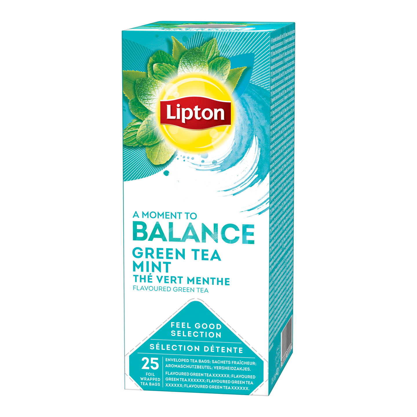 LIPTON BALANCE GREEN TEA MINT Flavor Tea Box (25 servings) eBay