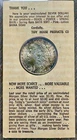 1884-O Morgan Silver Dollar $1 in Tidy House Holder, COLORFUL TONING, Gem Unc BU