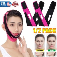 1/2x V-shaped Lifting Chin Strap Lifting Facial Bandage V-shaped Lifting Facial