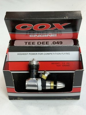 Vintage NOS Cox Tee Dee .049 Model Airplane Engine #170 TD 049 Never Mounted/Run