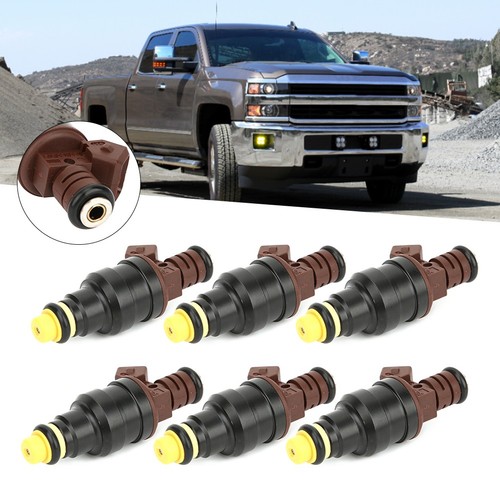 •6pcs Fuel Injectors 0280150975 Fit For GM / Omega / Silverado 4.1L