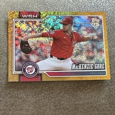 Topps Series 1 2026 MacKenzie Gore #14 Gold Sandglitter 26/50 Wash Nationals