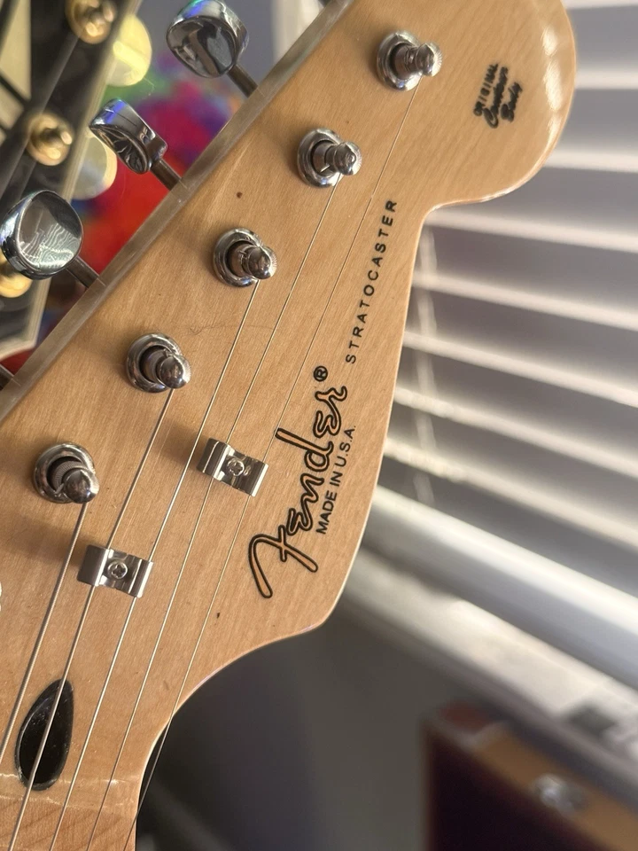 Fender Stratocaster - Black w Black Pick Guard - Image 4 of 4