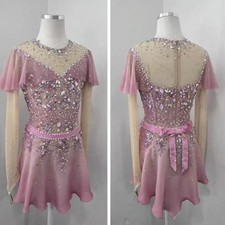 girl's ice figure skating Gymnastics costume Dress