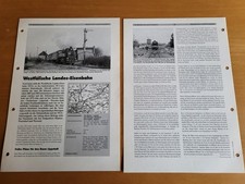 Neben- und Schmalspurbahnen - NRW / Westfälische Landes-Eisenbahn - 18 Seiten