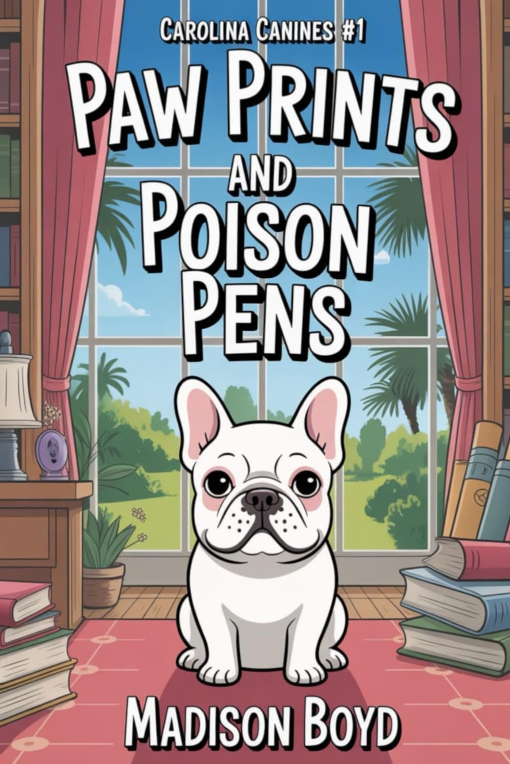 Paw Prints and Poison Pens: A Carolina Canines Cozy Mystery (Carolina Canine Mys