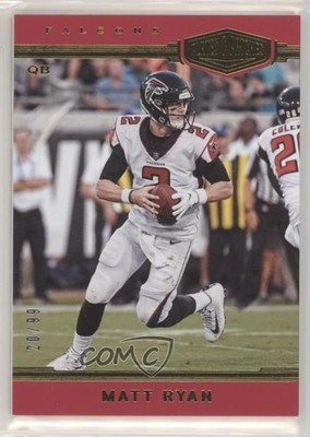 2018 Panini Plates & Patches 20/99 Matt Ryan #6 ni4