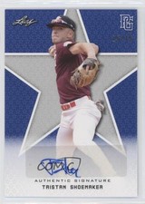 2020 Leaf Perfect Game National Showcase Blue 15/15 Tristan Shoemaker Auto 0h6x