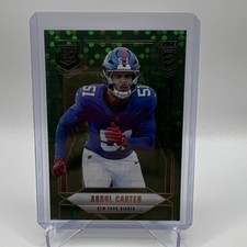 2025 Panini Donruss Elite Abdul Carter Giants Green Disco Rookie #111 Football