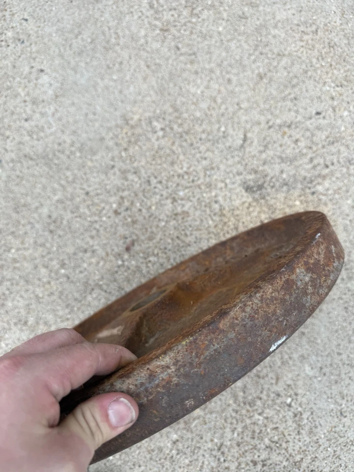 Vintage Ivanko Deep Dish 45 lb Single Plate Weight Olympic Barbell Vtg M Series - Image 2 of 3