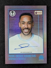2023-24 Topps Merlin Heritage UEFA PIERRE-EMERICK AUBAMEYANG 92/99 Purple #022