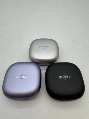 Shokz OpenFit 2+ Open-Ear True Wireless Bluetooth Earbuds - Purple/Silver/Black