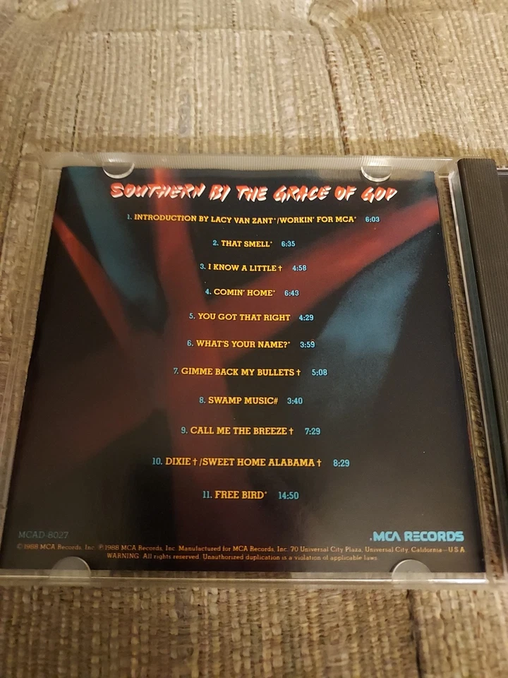 Lynyrd Skynyrd Live CD Tribute Tour 1987 MINT Foto 3 de 4