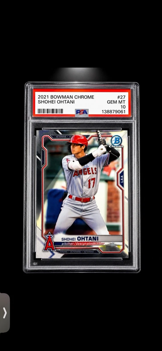 Bowman Chrome Shohei Ohtani 2021 #27 for sale | eBay