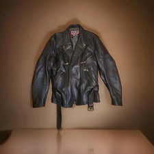 Original Vintage IXS Switzerland Lederjacke M...