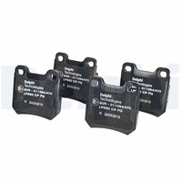 Delphi Bremsbelagsatz, Scheibenbremse LP590 FüR Opel Saab